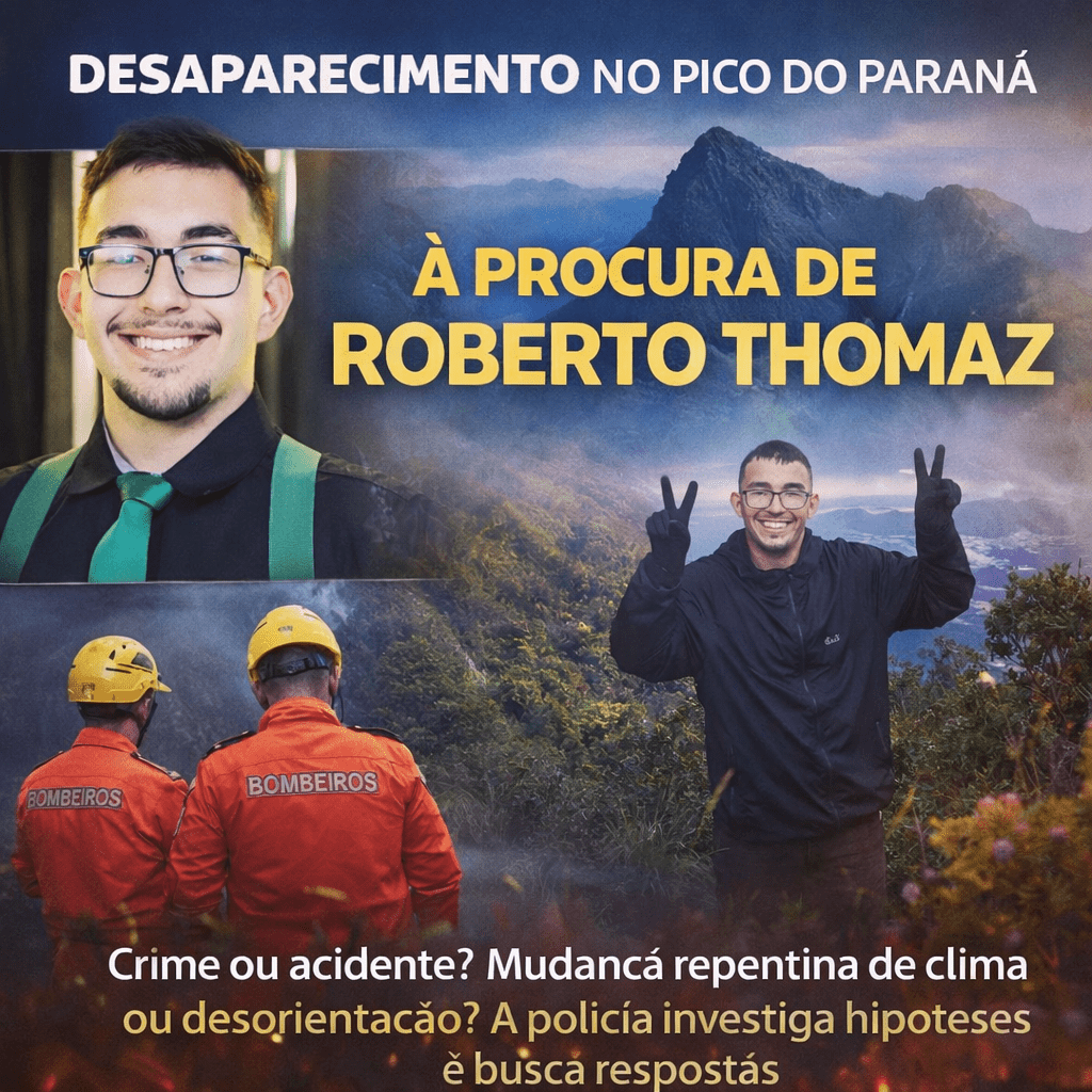 Polícia Civil mantém caso do jovem desaparecido no Pico Paraná como sumiço sem indícios de crime