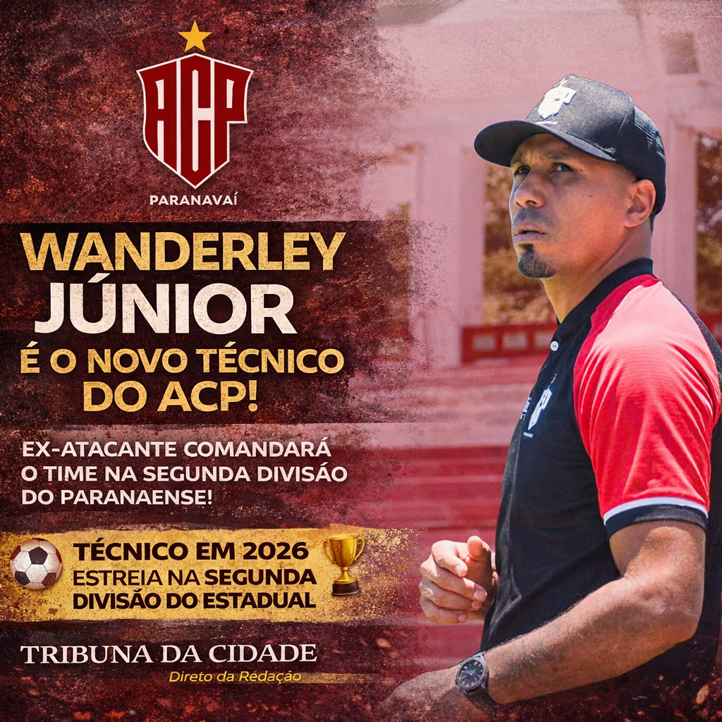 Paranavaí oficializa Wanderley Júnior como técnico para a Divisão de Acesso de 2026