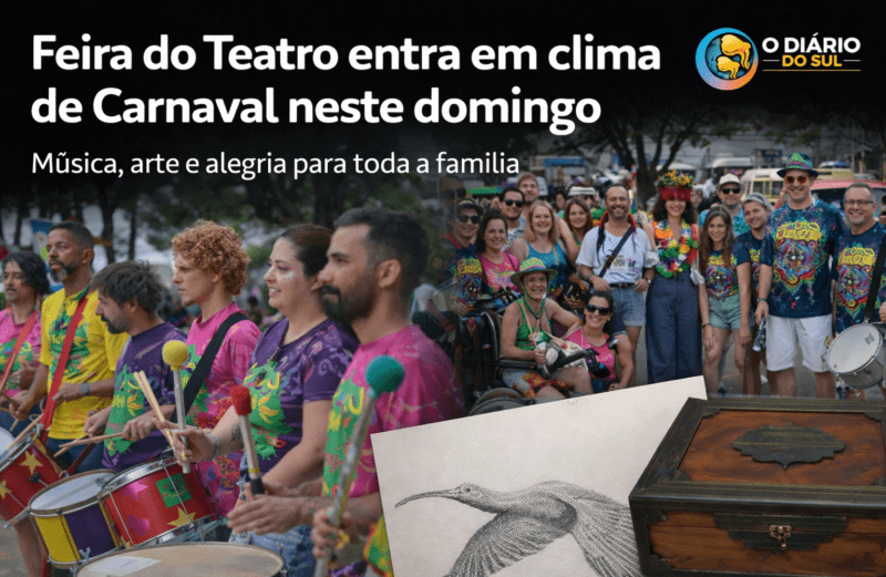 Feira do Teatro entra no clima de Carnaval neste domingo (15)