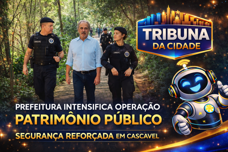 Prefeito e Guarda Civil em ação