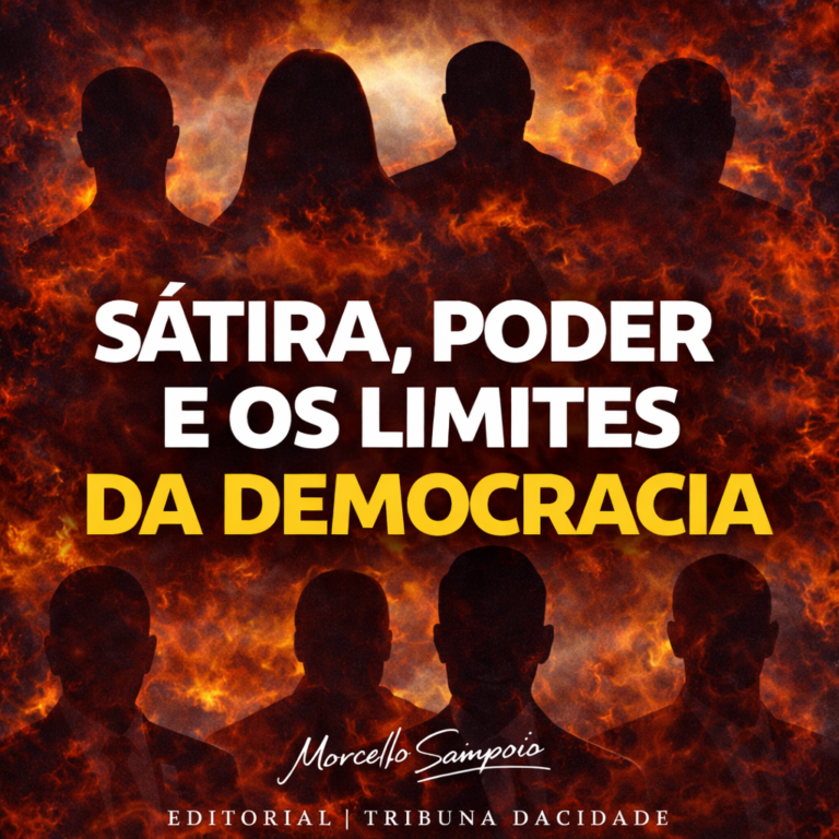 Sátira, poder e fogo no cenário político