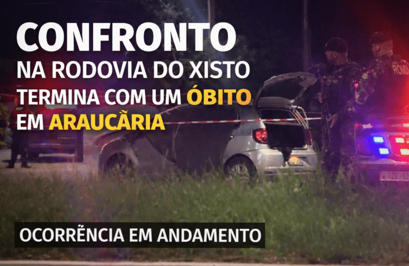 CONFRONTO NA RODOVIA DO XISTO EM ARAUCÁRIA TERMINA COM UM ÓBITO