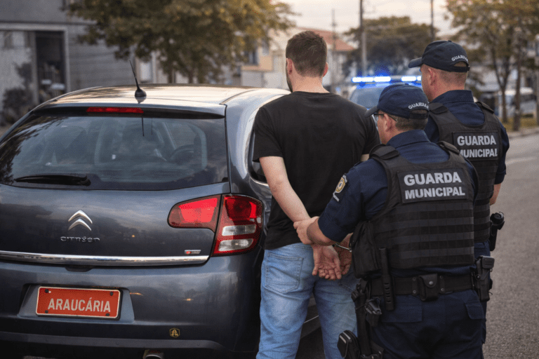 Detenção no fim da tarde em Araucária