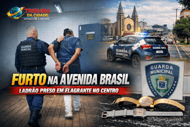 Furto na Avenida Brasil em Cascavel