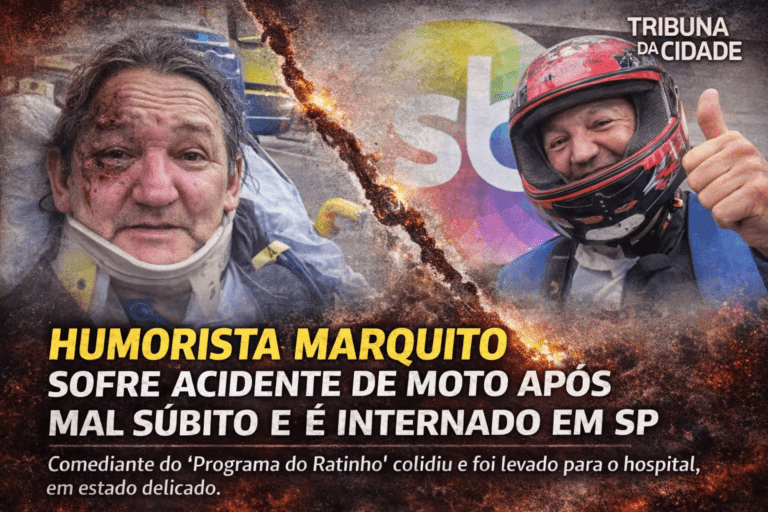 Marquito sofre acidente e é internado