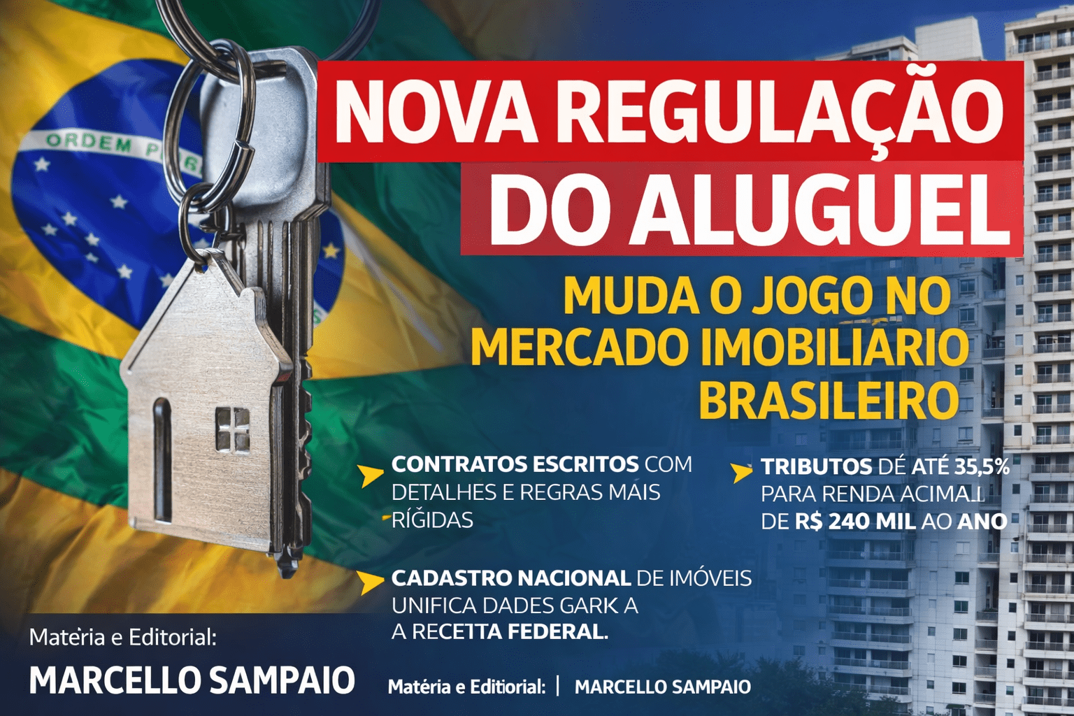 NOVA REGULAÇÃO DO ALUGUEL MUDA O JOGO NO MERCADO IMOBILIÁRIO BRASILEIRO