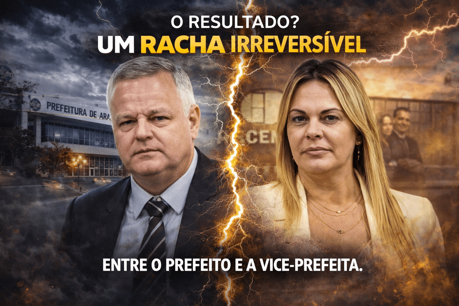 O PODER EM COLAPSO: DEMISSÕES EM MASSA, RETALIAÇÃO POLÍTICA E A GUERRA PARA SALVAR MANDATO EM ARAUCÁRIA