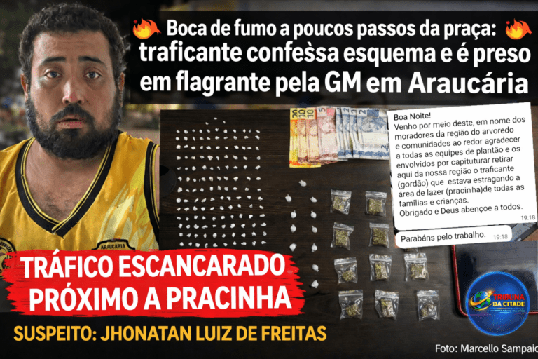 Prisão de traficante em Araucária (1)