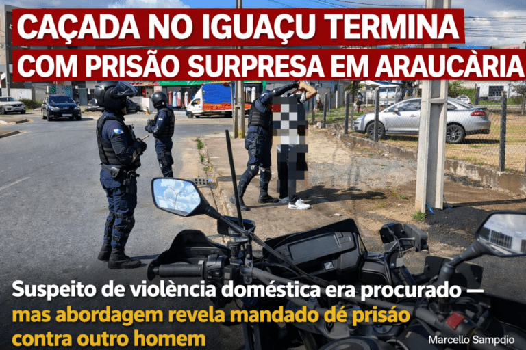 Prisão surpresa no Iguaçu em Araucária