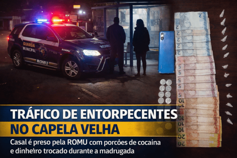 Prisões por tráfico em Araucária