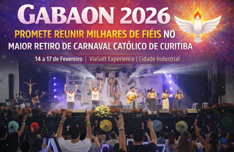 Gabaon 2026 promete reunir milhares de fiéis no maior retiro de Carnaval católico de Curitiba