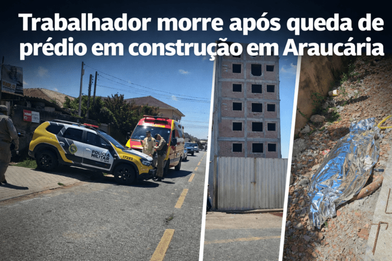 Tragédia em Araucária_ Acidente fatal na construção