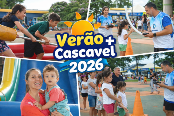 Verão + Cascavel 2026 movimenta o Complexo Esportivo Ciro Nardi com programação gratuita neste fim de semana