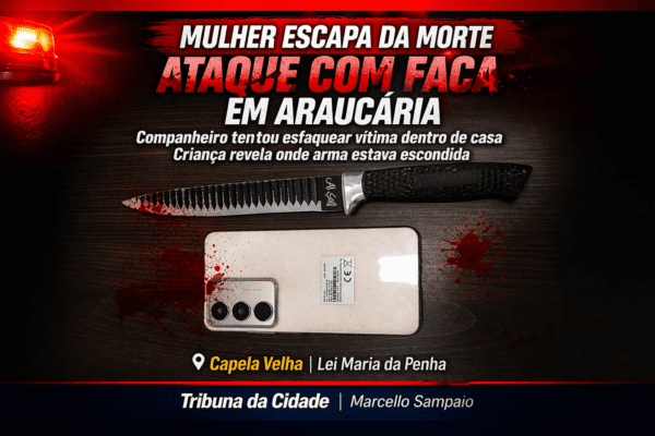 Mulher grita por socorro para não ser morta e agressor é preso no Capela Velha