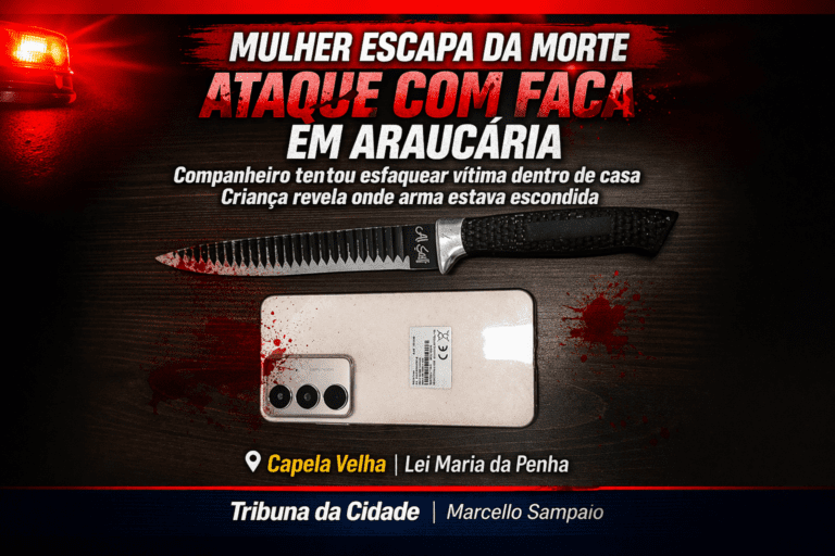 Ataque com faca em Araucária
