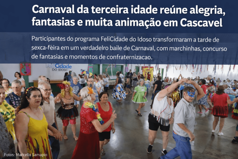 Baile de Carnaval no FeliCidade do Idoso