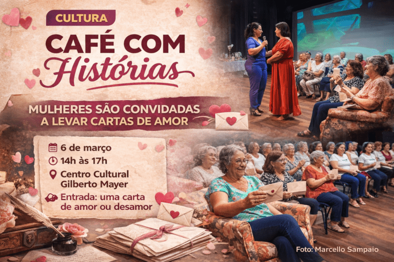 Café com histórias e cartas de amor