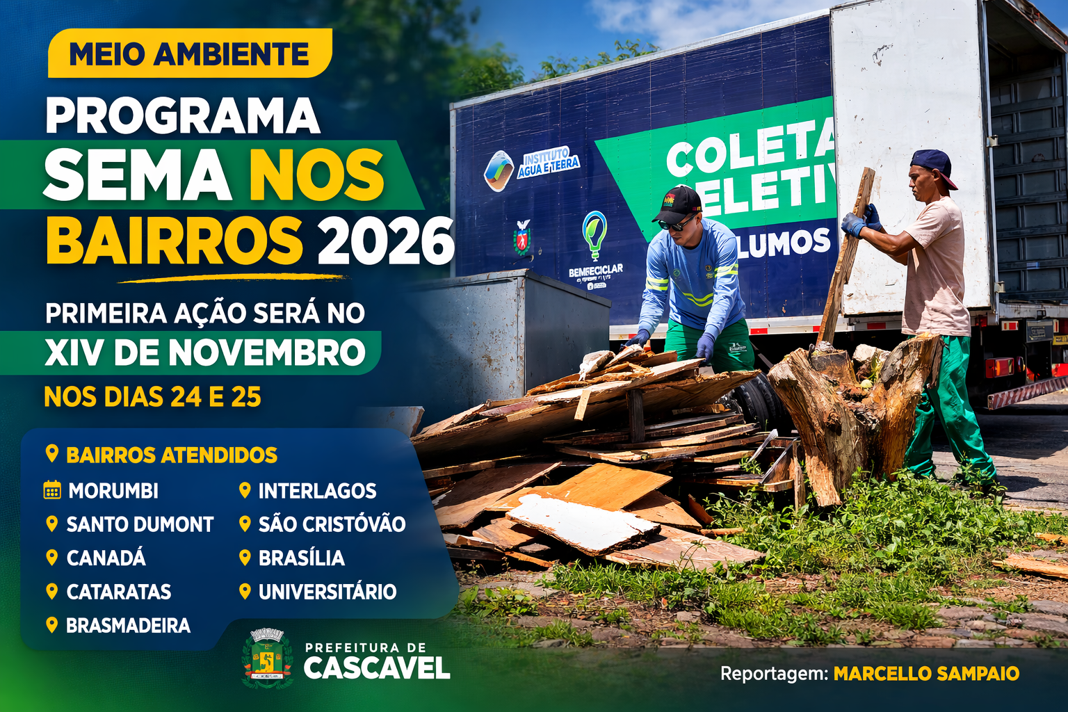 Campanha ambiental do programa SEMA Nos