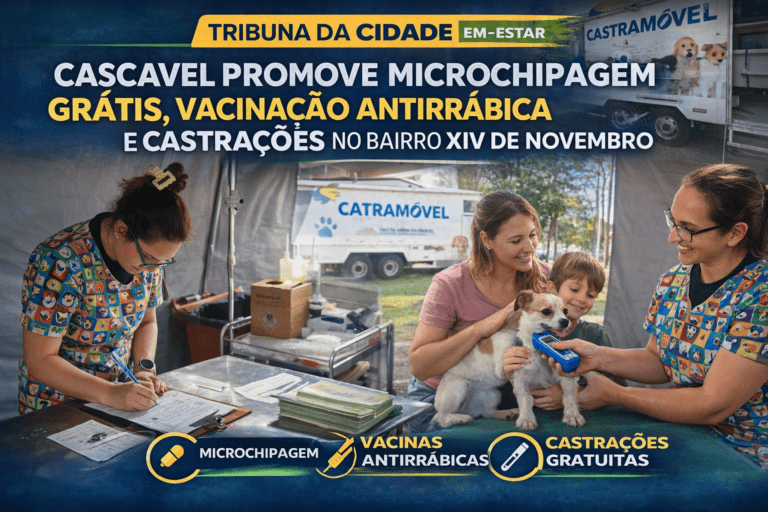 Cascavel oferece serviços gratuitos para pets