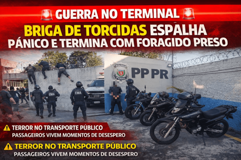 Guerra no terminal de Araucária