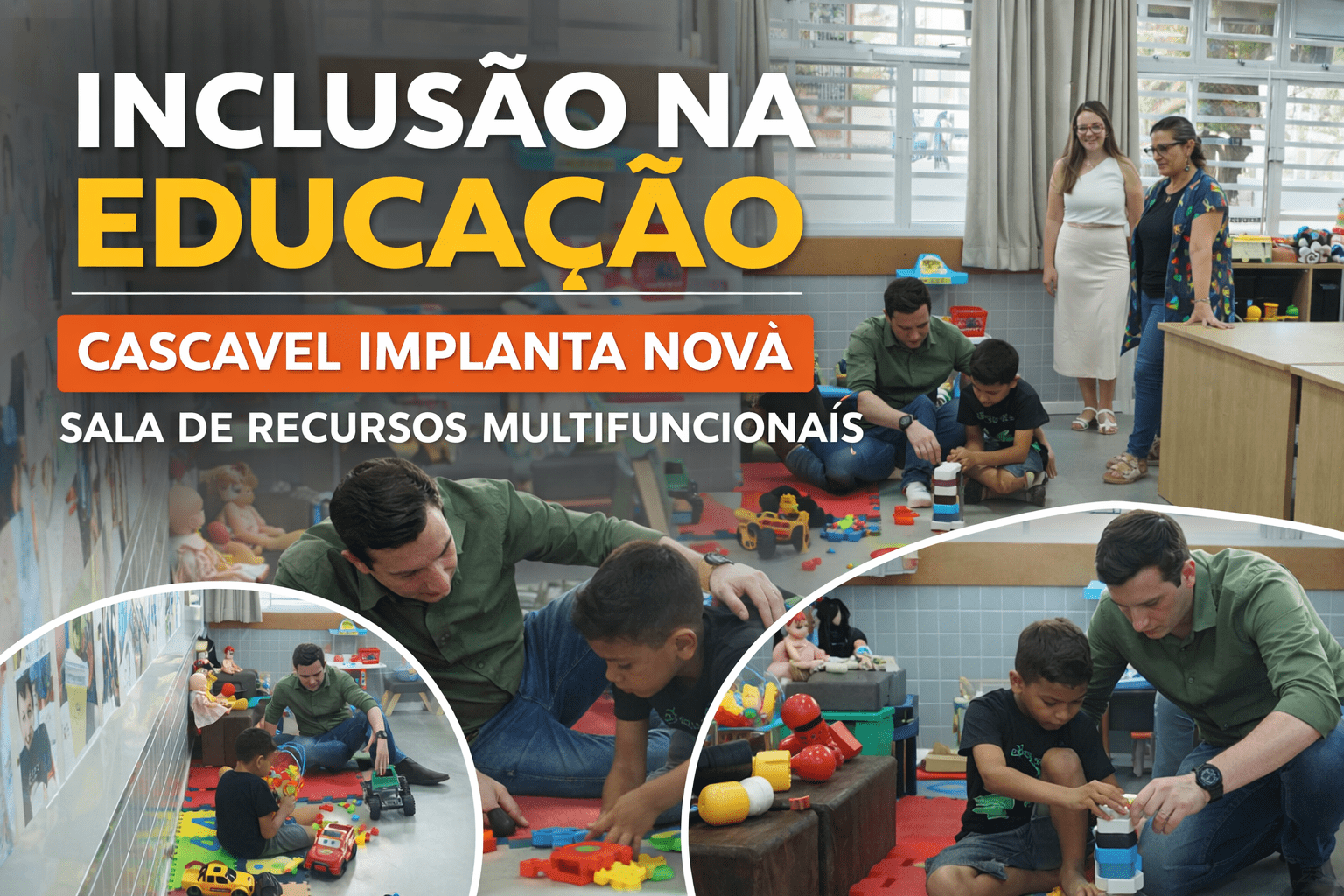 Inclusão na educação em Cascavel