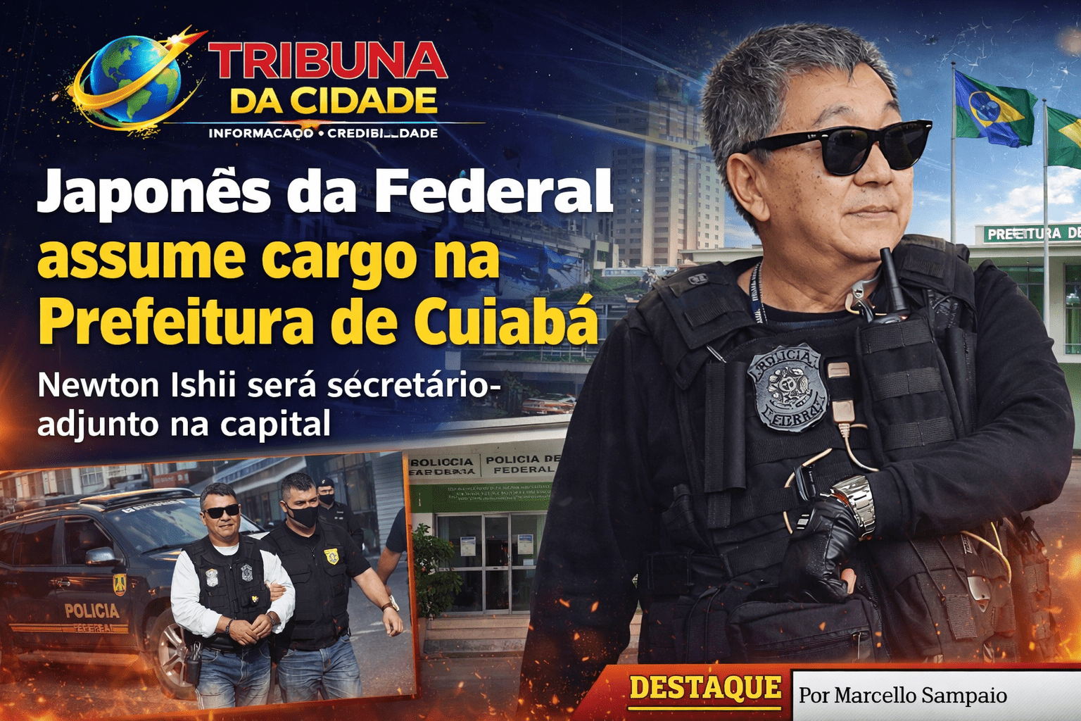 Japonês da Federal na Prefeitura de Cuiabá