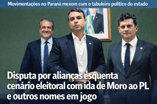 Movimentações políticas redesenham cenário eleitoral no Paraná e ampliam disputa por alianças