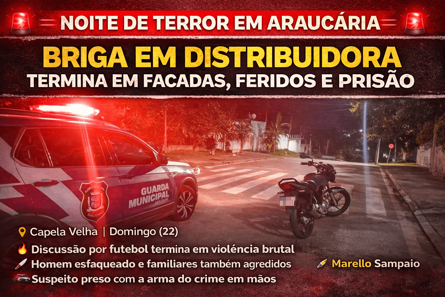 Noite de terror em Araucária