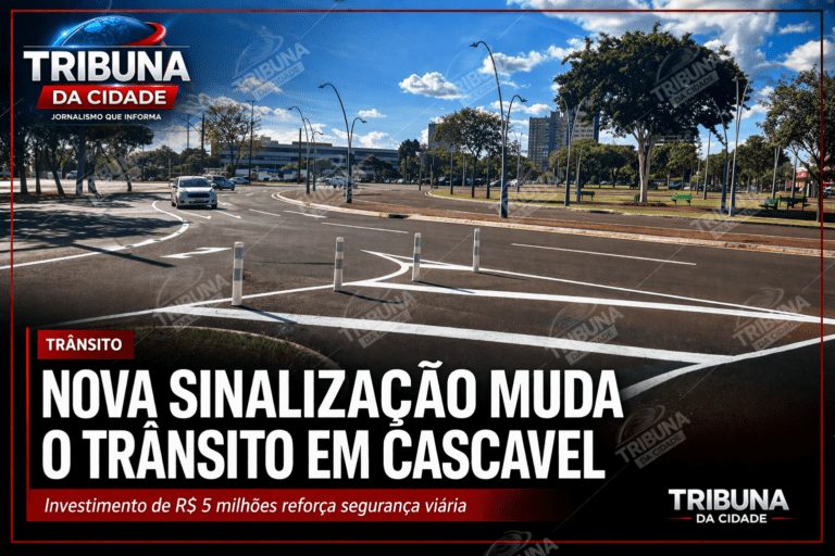 Nova sinalização transforma o trânsito