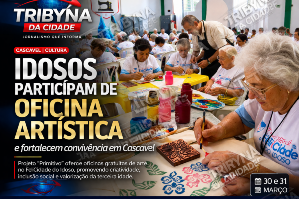 CIDADANIA | Arte transforma rotina de idosos e fortalece inclusão social em Cascavel