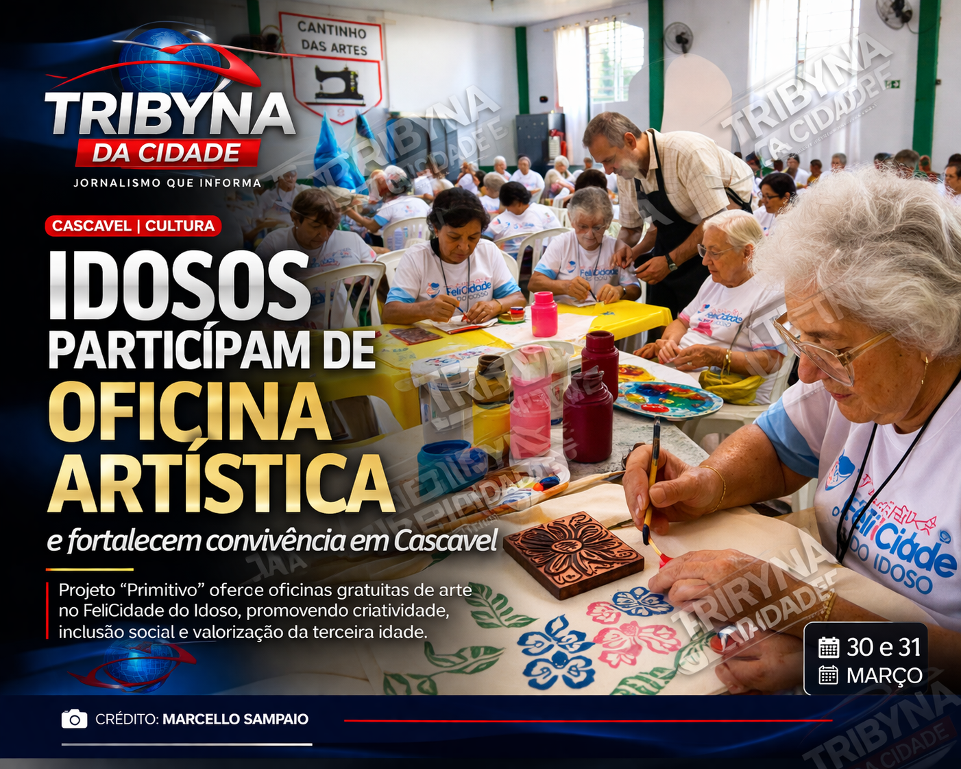 Oficina artística para idosos em Cascavel (1)