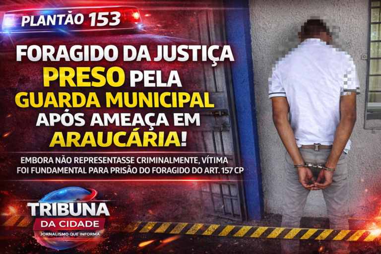 Prisão de foragido em Araucária