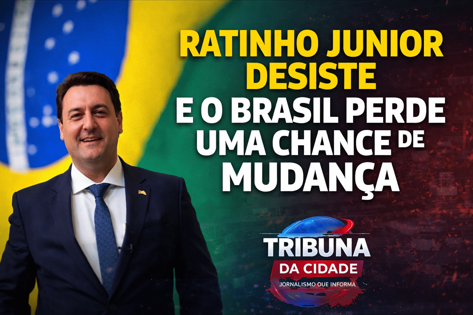 Ratinho Junior anuncia desistência de 2026