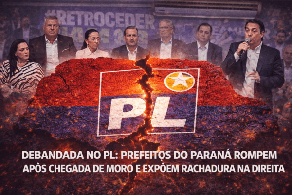 DEBANDADA NO PL: PREFEITOS DO PARANÁ ROMPEM APÓS CHEGADA DE MORO E EXPÕEM RACHADURA NA DIREITA