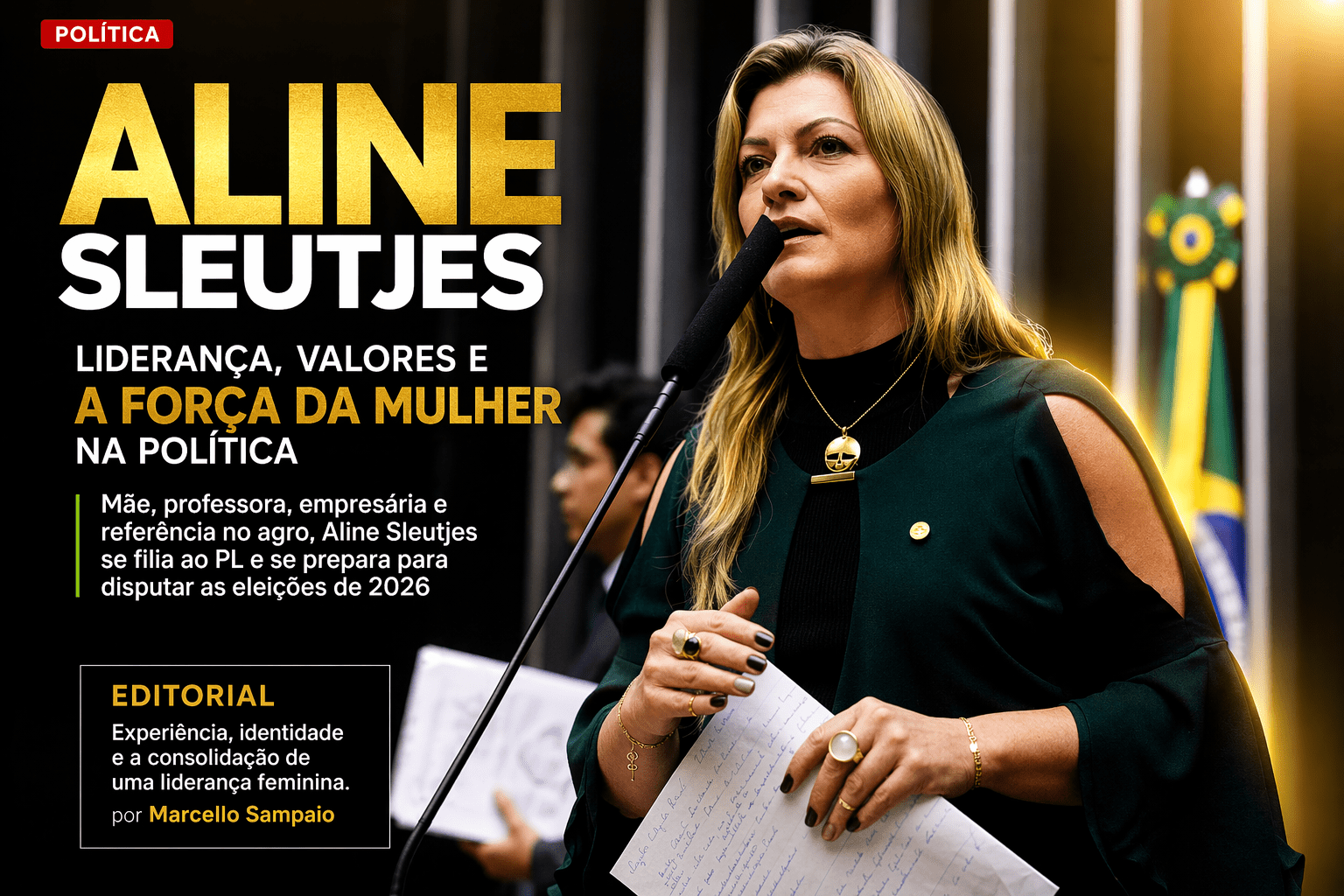 Aline Sleutjes_ força e liderança feminina