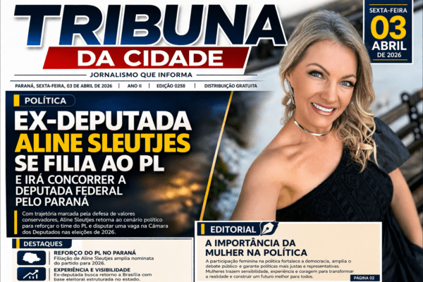 EX-DEPUTADA ALINE SLEUTJES SE FILIA AO PL E PROJETA DISPUTA À CÂMARA FEDERAL PELO PARANÁ