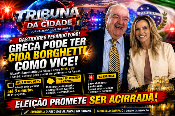 ARTICULAÇÃO POLÍTICA AGITA PARANÁ: GRECA PODE TER CIDA BORGHETTI COMO VICE E CENÁRIO ELEITORAL ESQUENTA