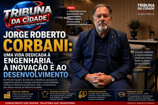 JORGE ROBERTO CORBANI: UMA VIDA DEDICADA À ENGENHARIA, À INOVAÇÃO E AO DESENVOLVIMENTO