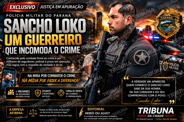 POLICIAL MILITAR CONHECIDO COMO “SANCHO LOKO” É PRESO EM CURITIBA E CASO LEVANTA QUESTIONAMENTOS