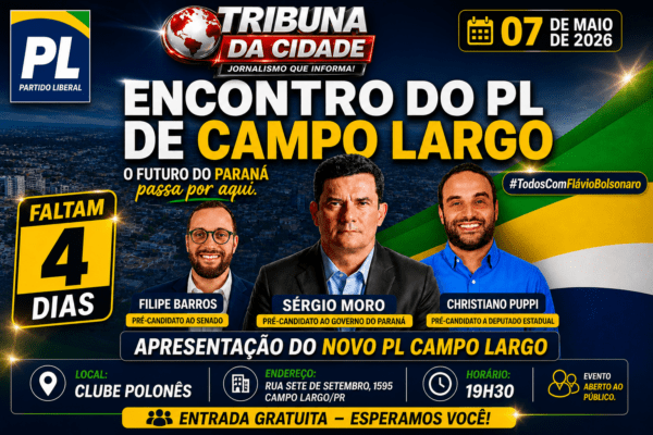Encontro do PL em Campo Largo marcará lançamento de pré-candidatura de Christiano Puppi e nova fase do partido no município