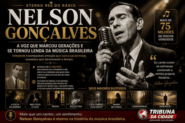 NELSON GONÇALVES: A VOZ QUE MARCOU GERAÇÕES E SE TORNOU UM DOS MAIORES ÍDOLOS DA MÚSICA BRASILEIRA